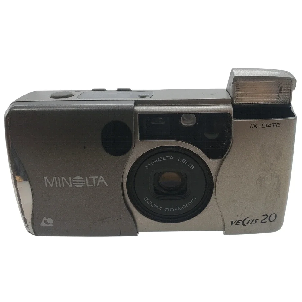 Minolta Vectis 20 APS Point & Shoot Film Camera Silver